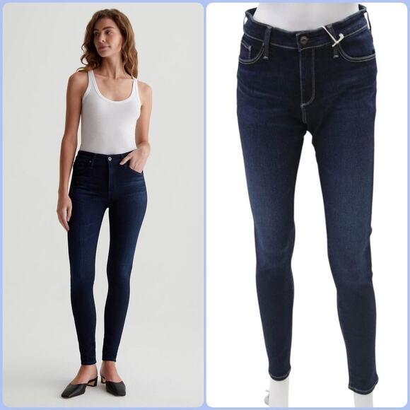 AG Adriano Goldschmied/Anthropologie Farrah High Rise Skinny Denim Jeans | NEW! - Picture 1 of 16